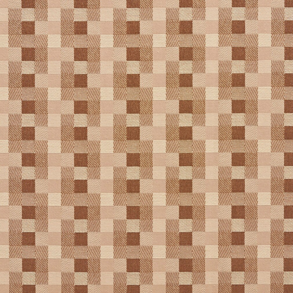Upholstery Fabric - Beige/Tan/Taupe Check/Houndstooth, Small Scale Upholstery Fabric 54 Inches"