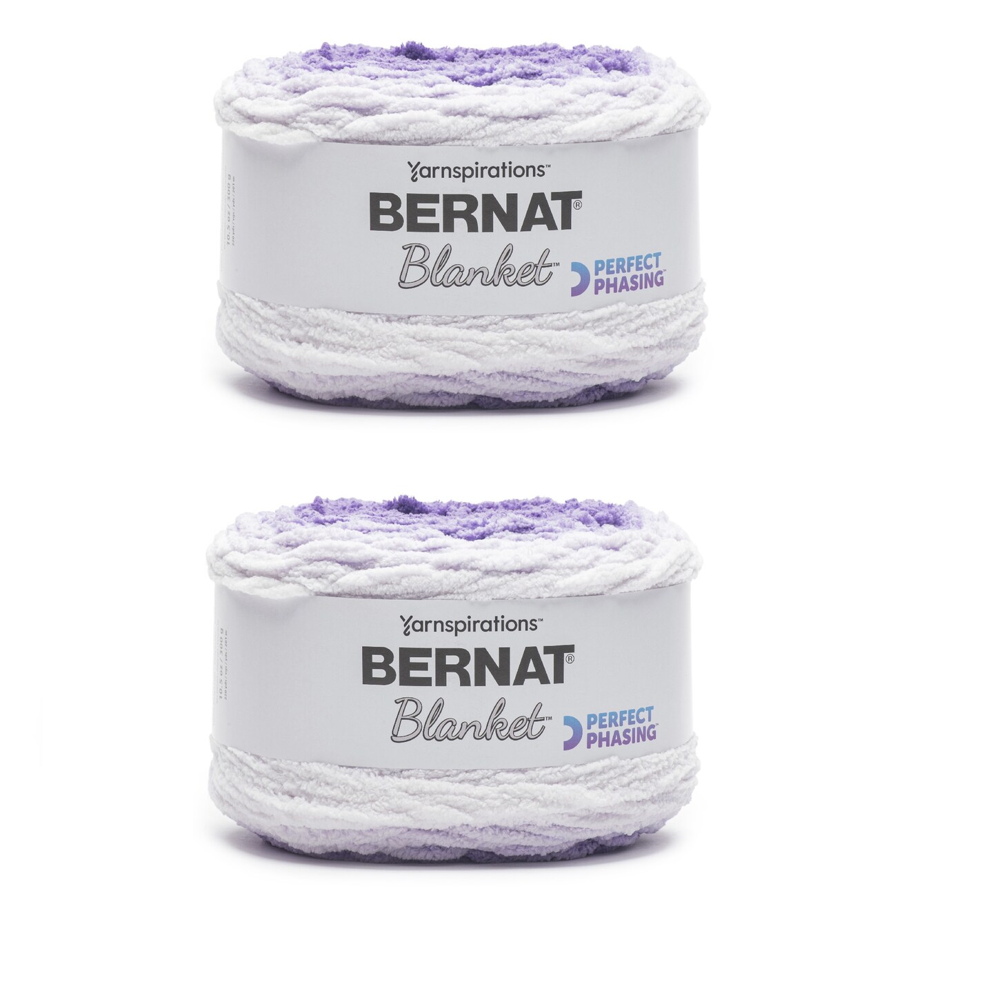 Multipack of 2 - Bernat Blanket Perfect Phasing Yarn-Dark Orchid