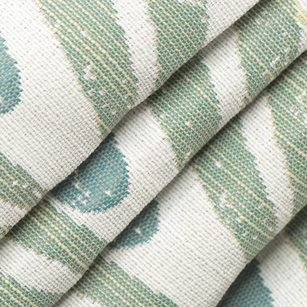 Jade - Aqua & Teal,Green Abstract & Geometric Upholstery Fabric 54 Inches"