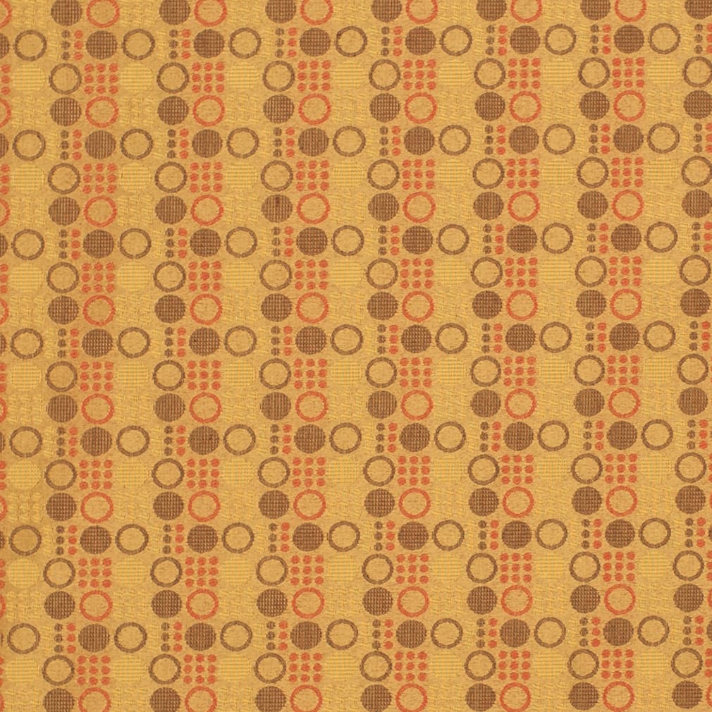 Dijon - Gold Yellow Abstract Geometric Upholstery Fabric 54 Inches"