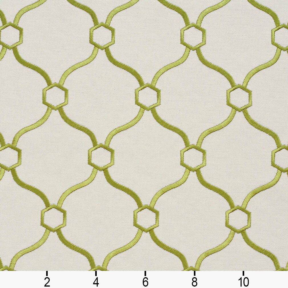 Upholstery Fabric - Green Abstract & Geometric Upholstery Fabric 54 Inches"