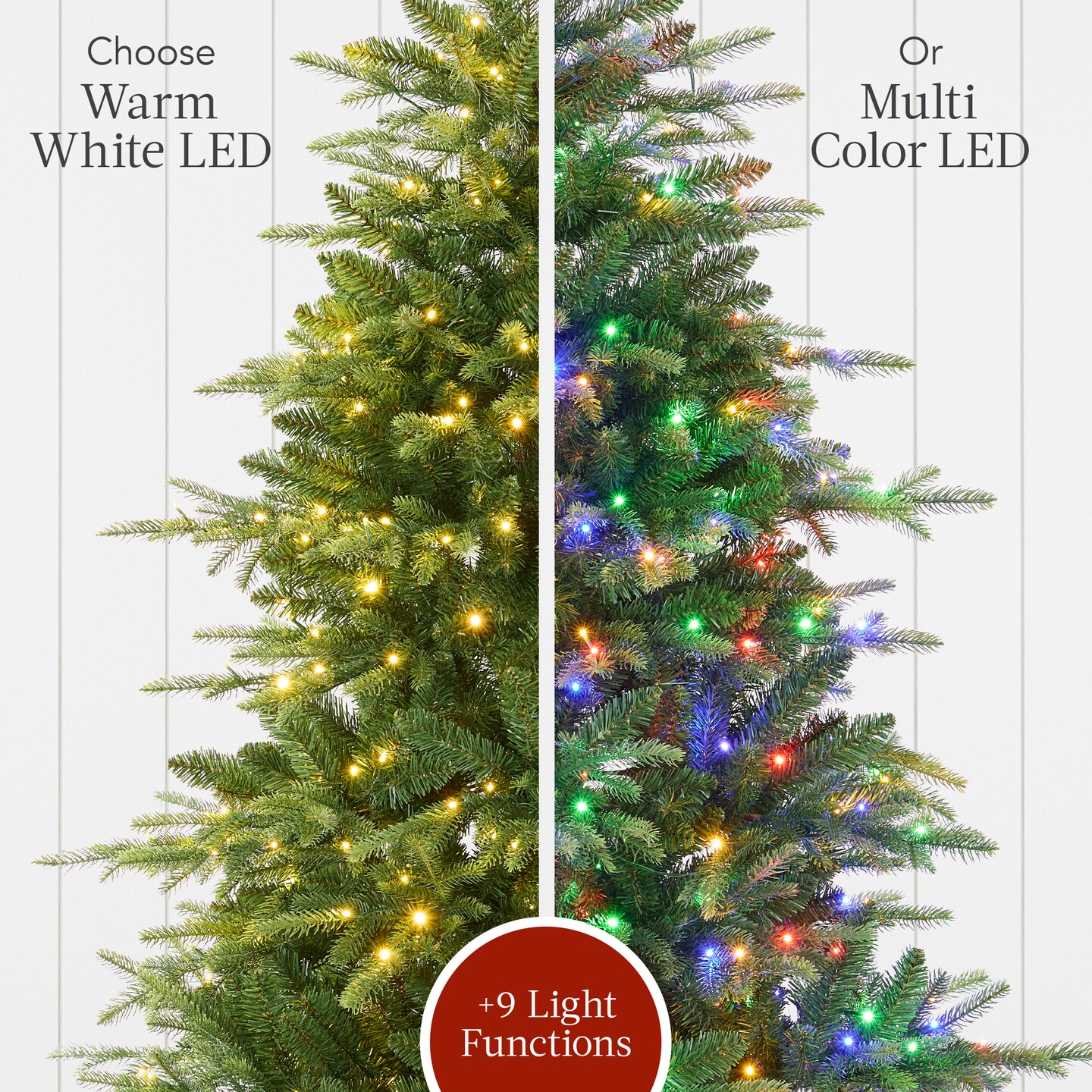 Best Choice Products Pre-Lit Artificial Full Aspen Noble Fir Christmas Tree w/ 2-in-1 Glowing Micro LEDs