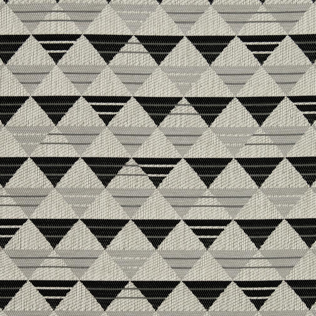 Upholstery Fabric - Black,Grey & Silver Abstract & Geometric Upholstery Fabric 54 Inches"