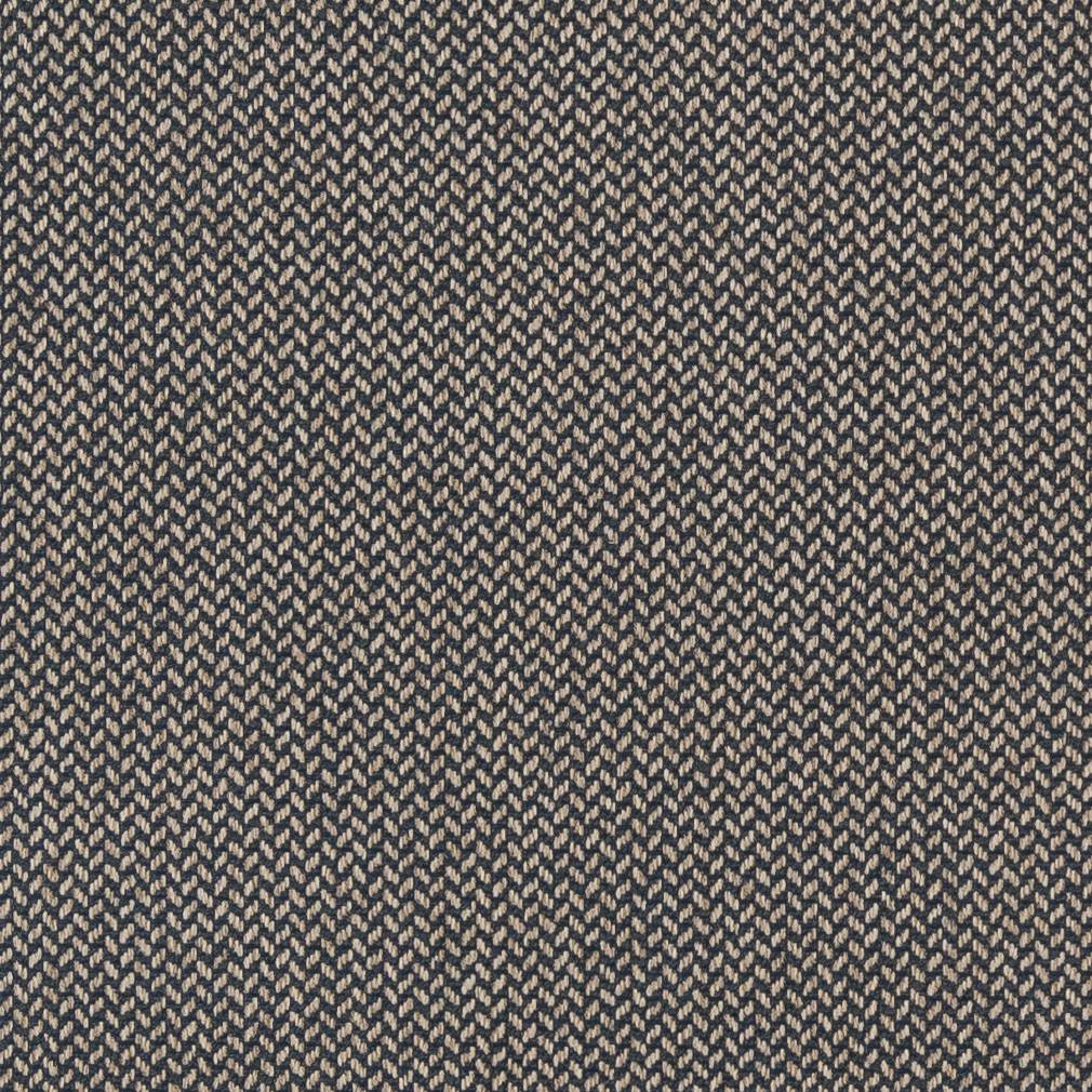 Indigo Herringbone - Blue Herringbone & Chevron,Plain & Solid,Small Scale Upholstery Fabric 54 Inches"