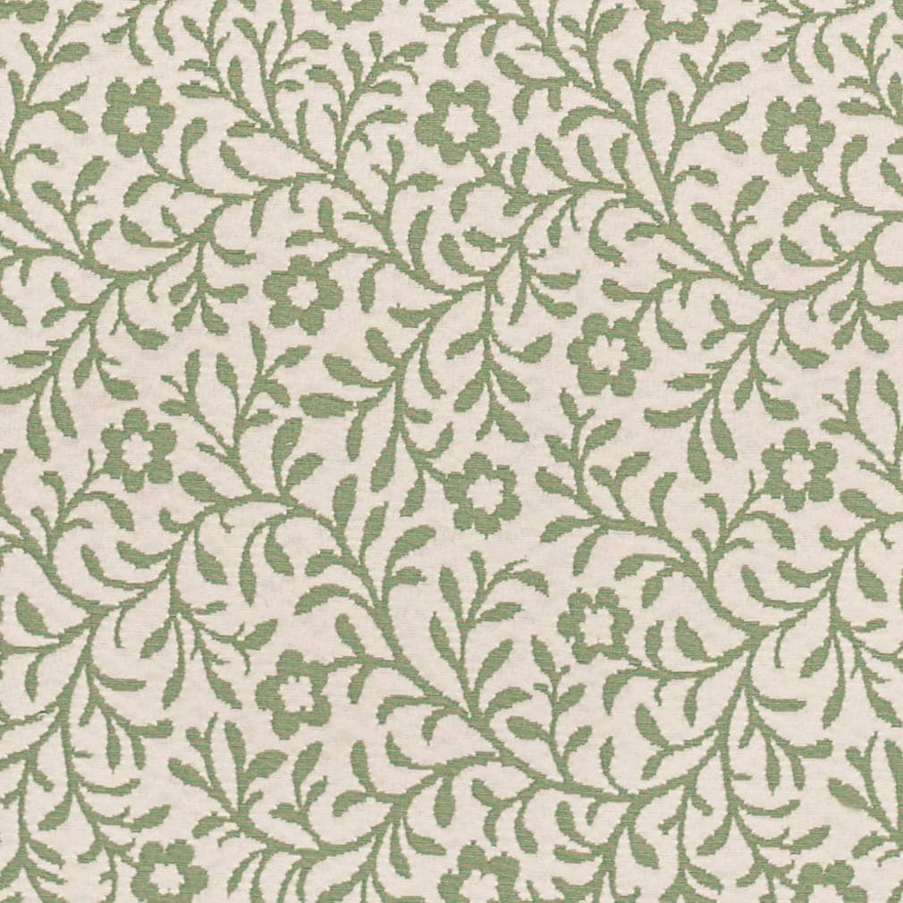Green Petite - Green Floral,Leaves Upholstery Fabric 54 Inches"