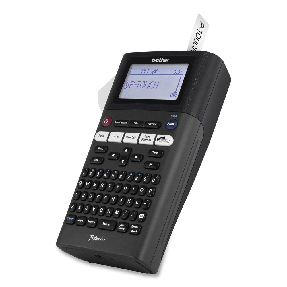 Brother P-Touch 0.13 in. x 26.2 ft. TZ Super-Narrow Non-Laminated Tape for P-Touch Labeler - Black on White