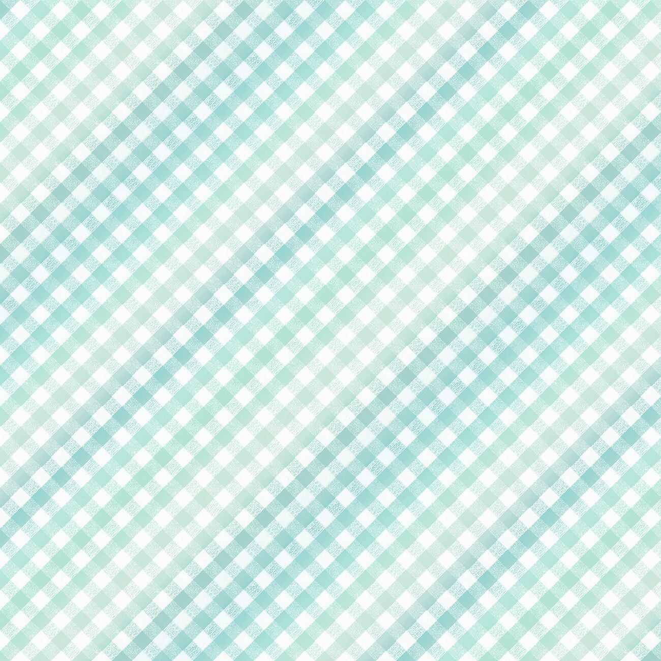 Fabric P & B Textiles Turquoise Sweet Gingham First Impressions in Flannel by the Quarter Yard FIMF-6022-BT