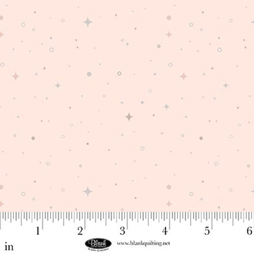 Fabric Blank Quilting Blush Dots & Stars Sugar Dreams by the Quarter Yard 4339-20