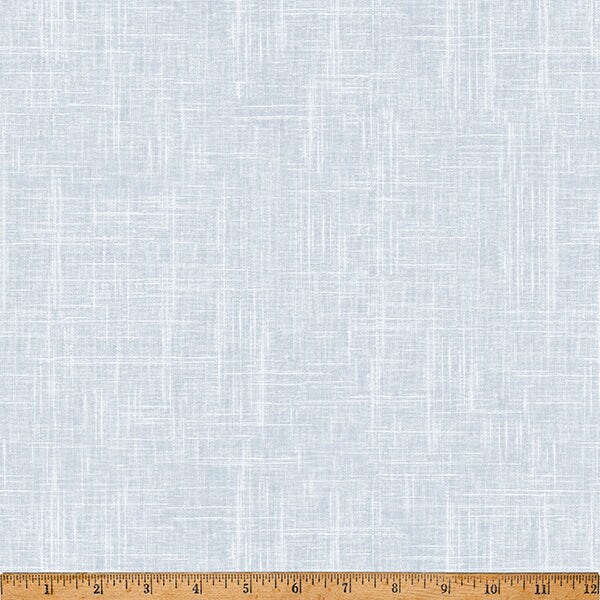 Fabric Hoffman Ice Blue 24/7 Linen by the Quarter Yard S4705-190