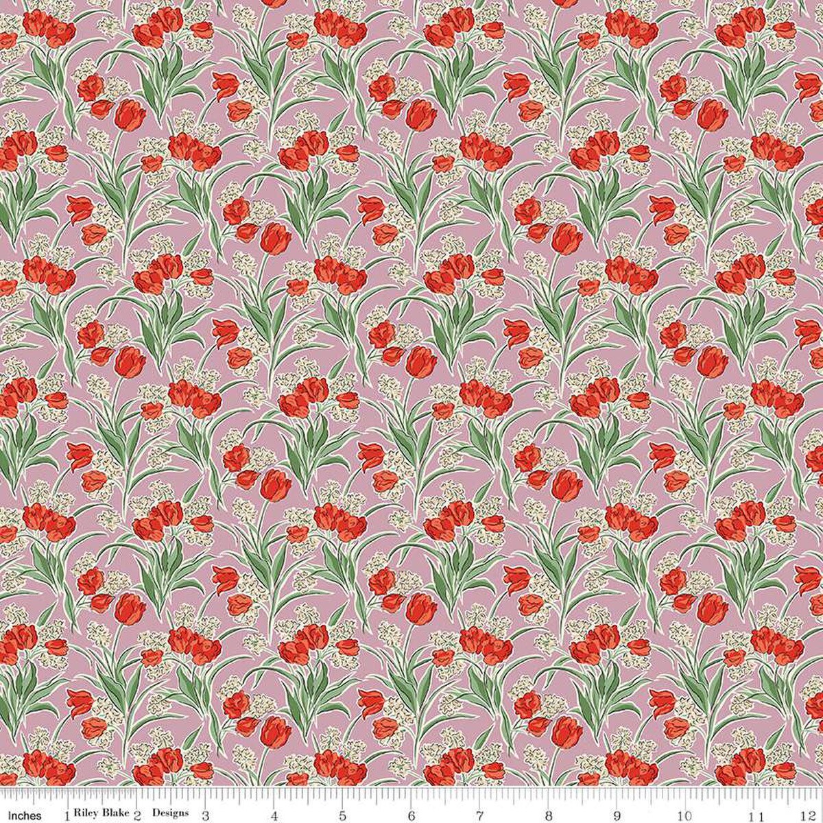 Fabric Liberty Florists' Flowers B by the Quarter Yard 01667412B