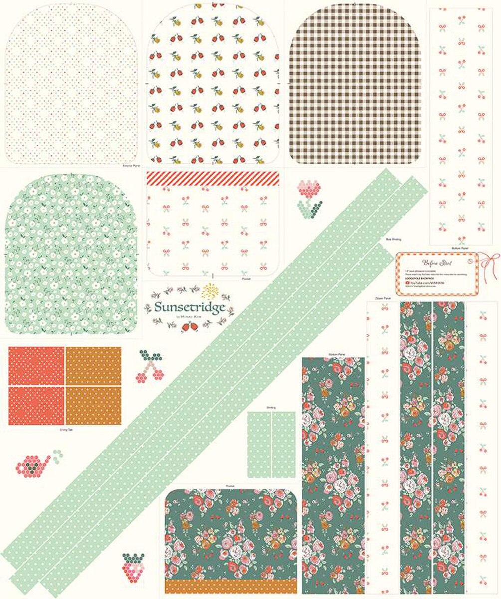 Fabric Riley Blake Sunsetridge 36x43" Backpack Panel P15739-PANEL