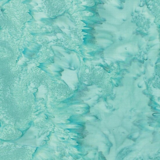 Fabric Hoffman Aqua Watercolor Batiks by the Quarter Yard 1895-41