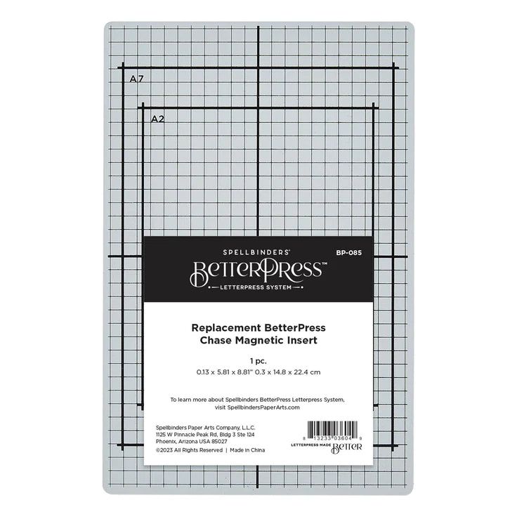 Replacement BetterPress Chase Magnetic Plate Insert by Spellbinders