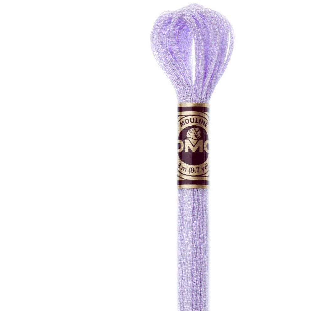 DMC Light Effects Embroidery Floss, 6-Strand Special Thread - Lilac #E211