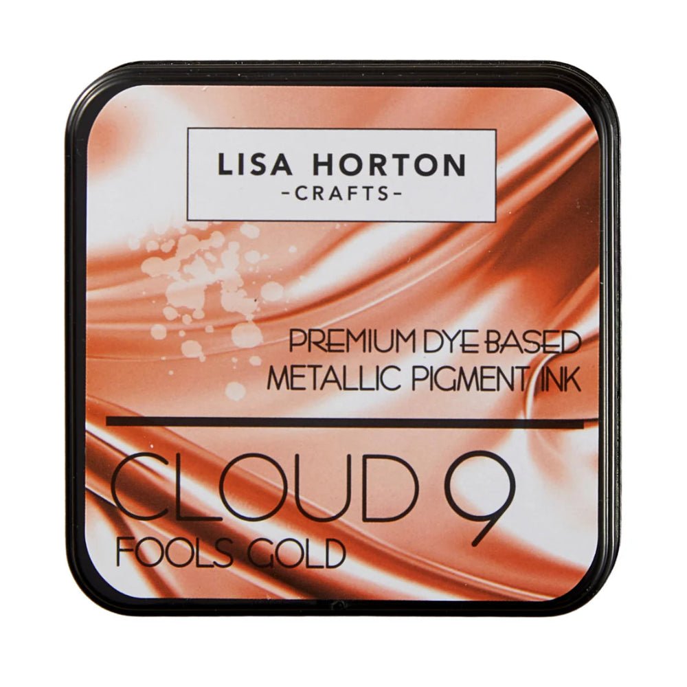 Lisa Horton Crafts Cloud 9 Metallic Pigment Ink Pad - Fools Gold