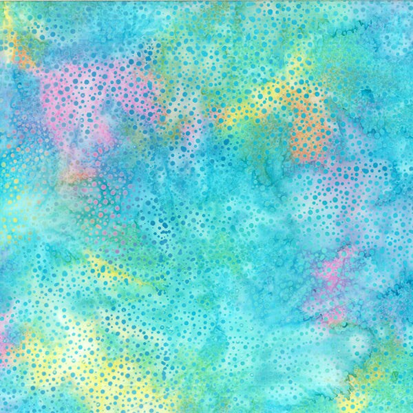 Fabric Hoffman Pastel Bali Hand Painted Dots Batiks by the Quarter Yard 885-135