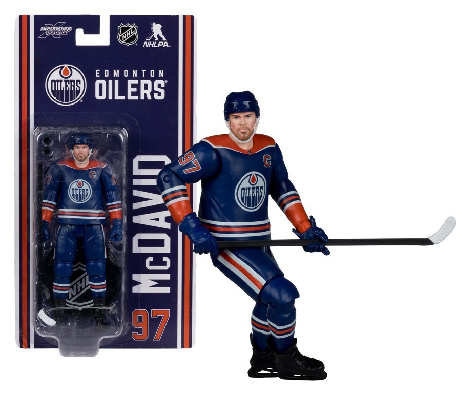 Connor McDavid Edmonton Oilers McFarlane NHL 6" Articulated Figure
