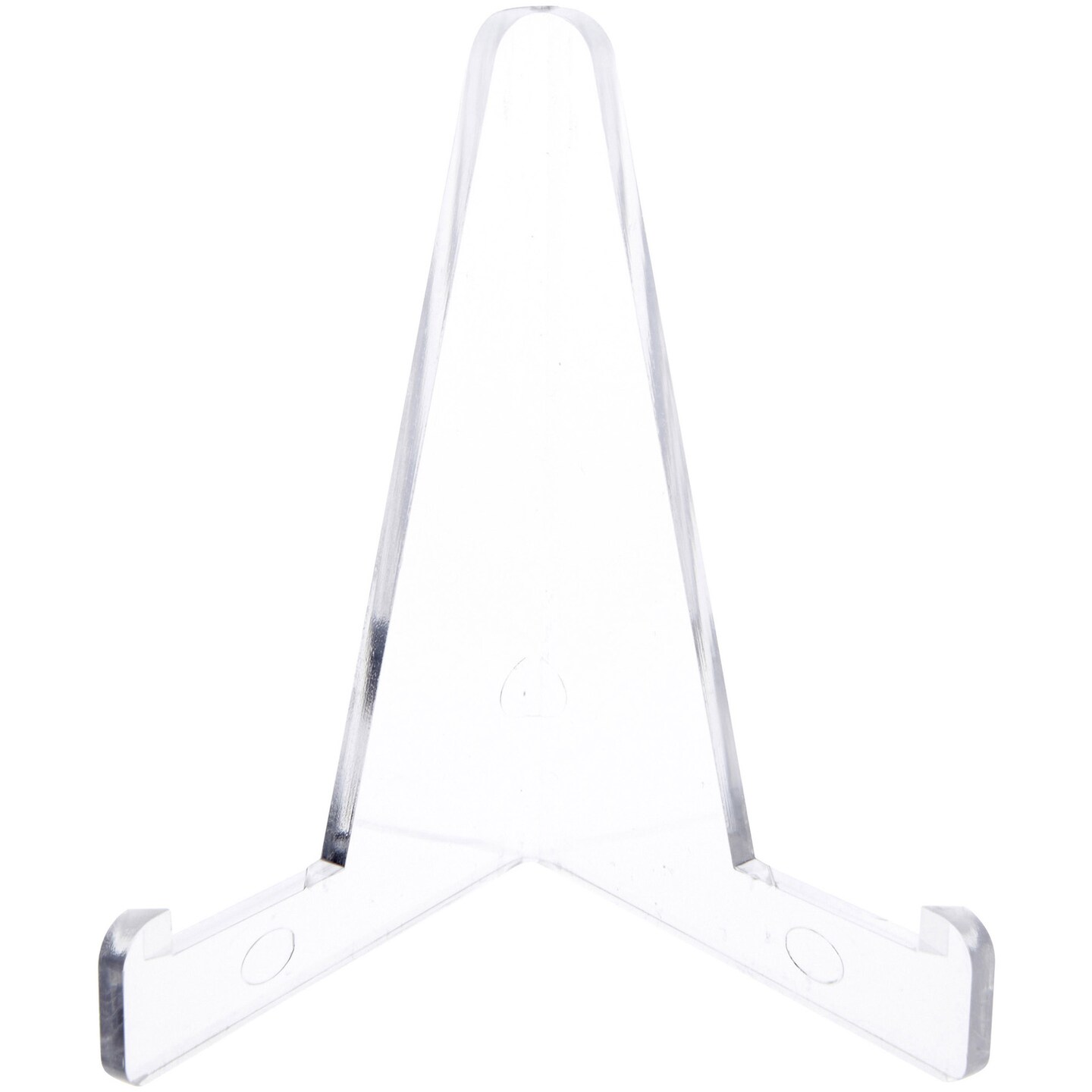 Plymor Clear Acrylic Display Easel, 3.375" H x 3.125" W x 1.875" D