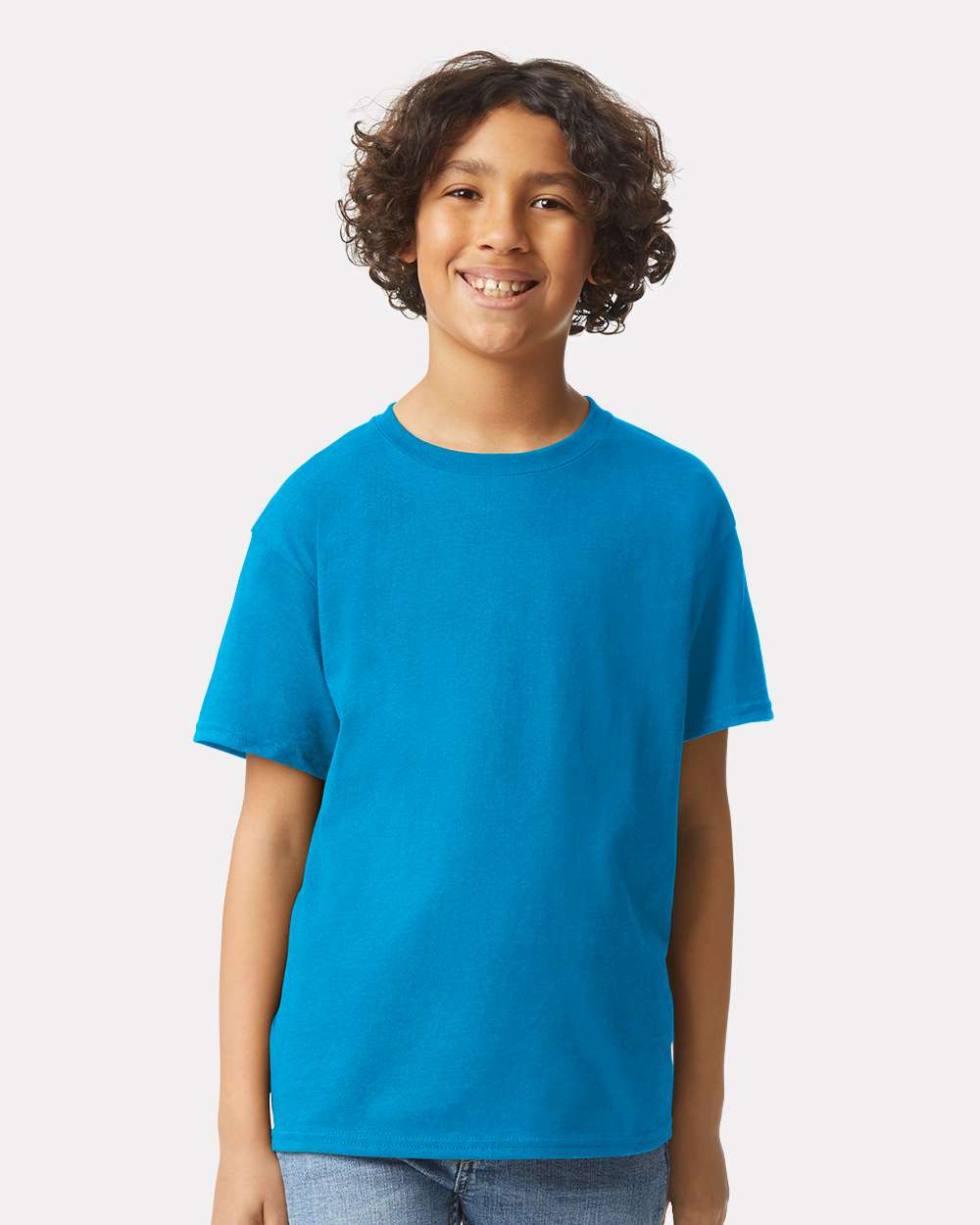 6 Pack Gildan Ultra Cotton Youth Short Sleeve Crewneck T-Shirt 100% Cotton Classic Fit Durable Tee for Safety & Everyday Wear