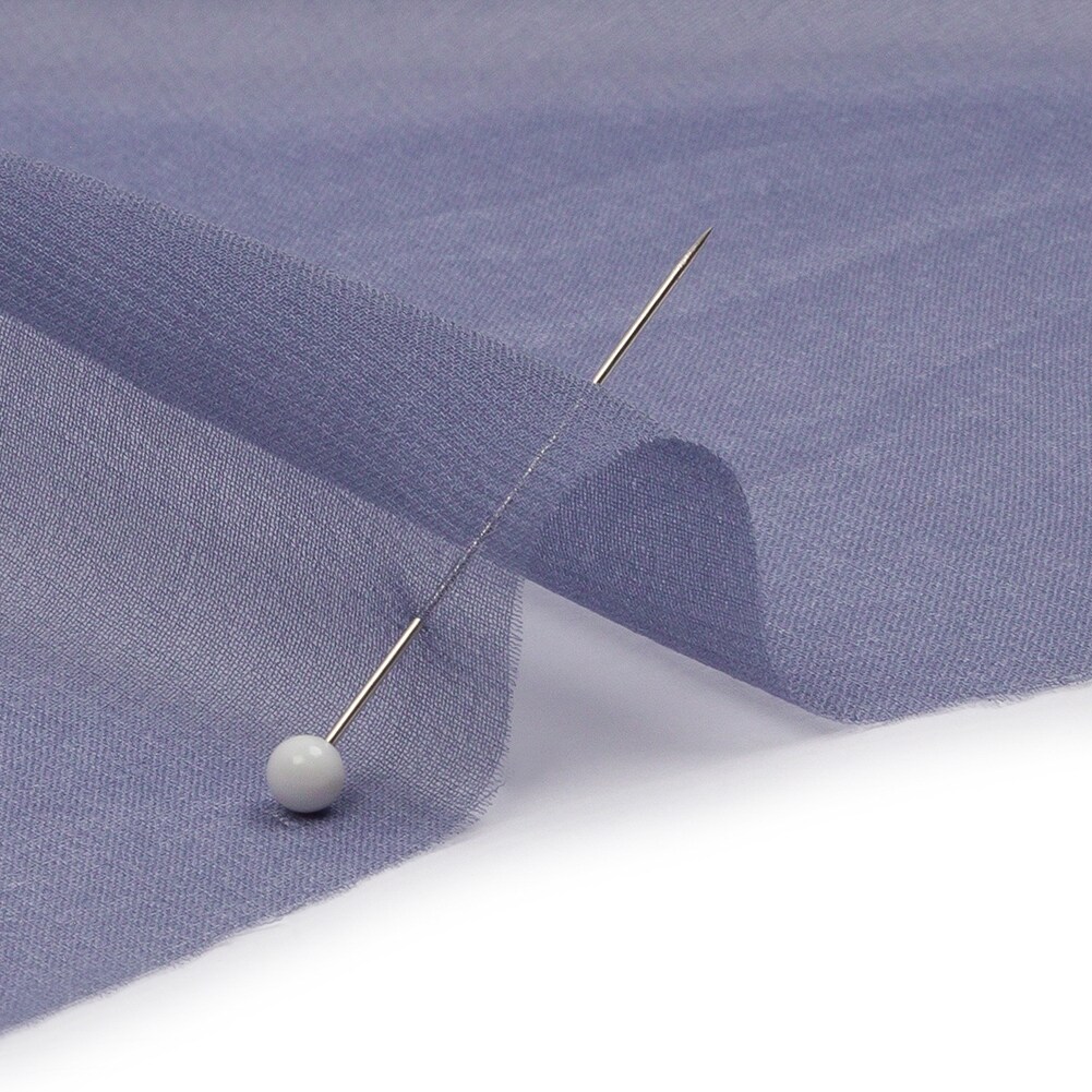 1 Yard Silk Chiffon Fabric Infinity Blue 44" Wide for Dresses & Scarves
