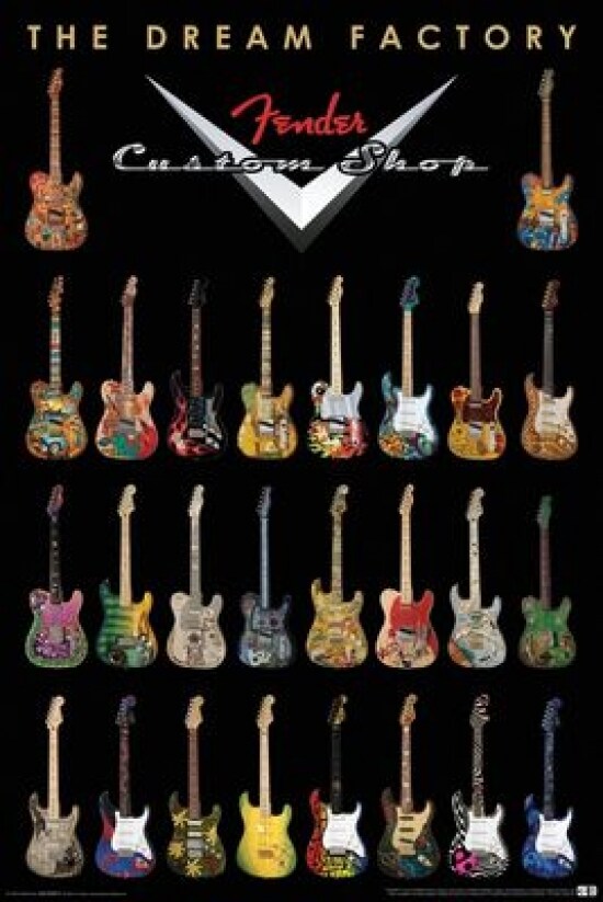 Fender - Dream Factory Poster Print, Color: Multicolor, Size: 22 x