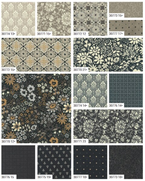 Posh 10" Square Pack (Layer Cake) by BasicGrey for Moda (30770LC)