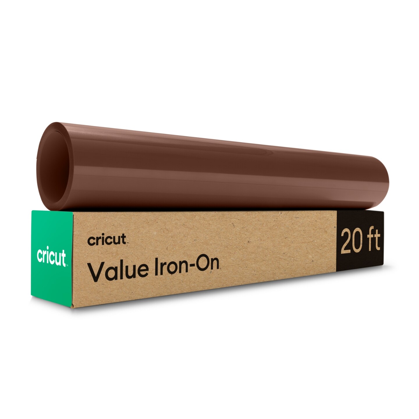 Cricut Value Iron-On Roll- Brown Heat Transfer Vinyl 12 in x 20 ft