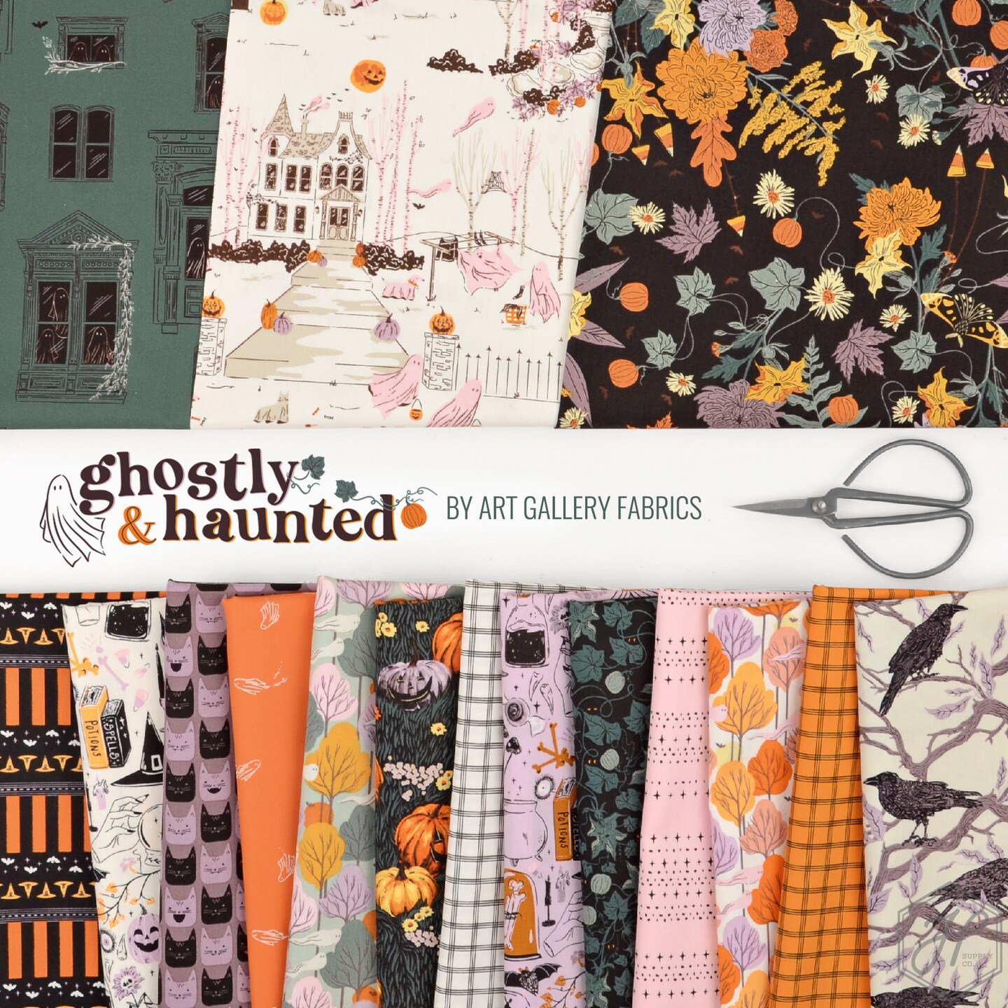 Wicked Bound in Multi (binghh13) | Ghostly and Haunted | AGF Studio | Art Gallery