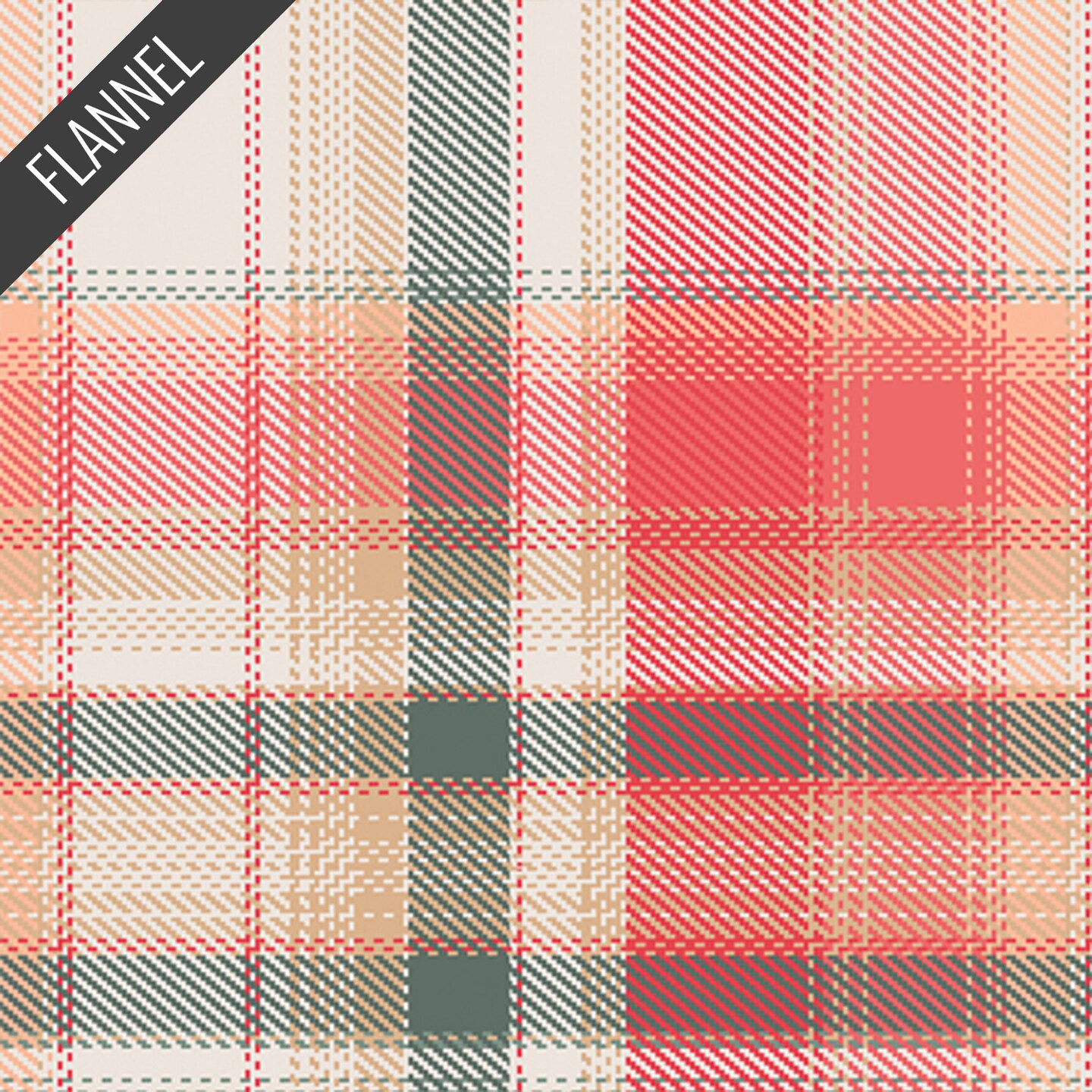 Picnic on the Prairie Flannel in Bloom (f22403) | Art Gallery Flannel | AGF Studio | Art Gallery