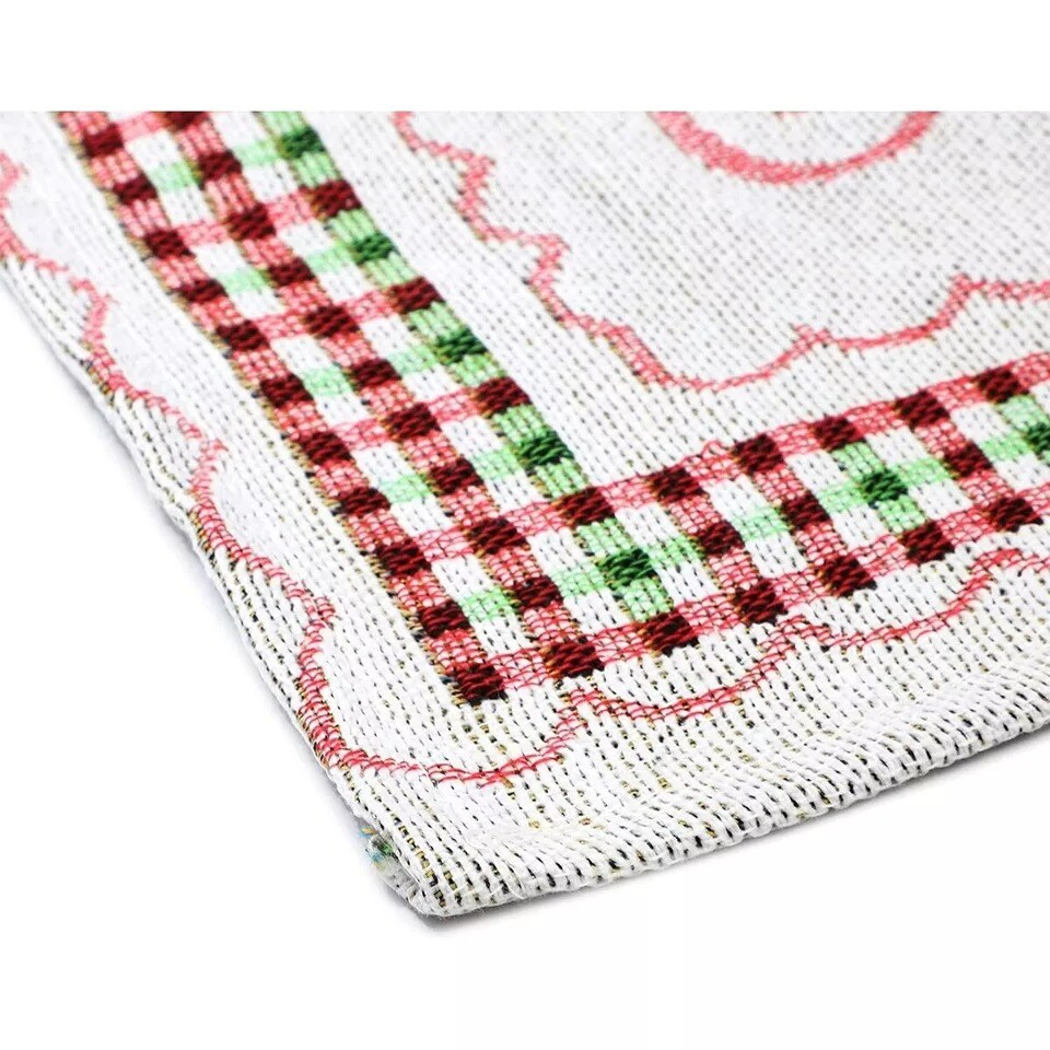 4x Easter Woven Placemats Set for Dining Table, Spring Party Favor Decoration