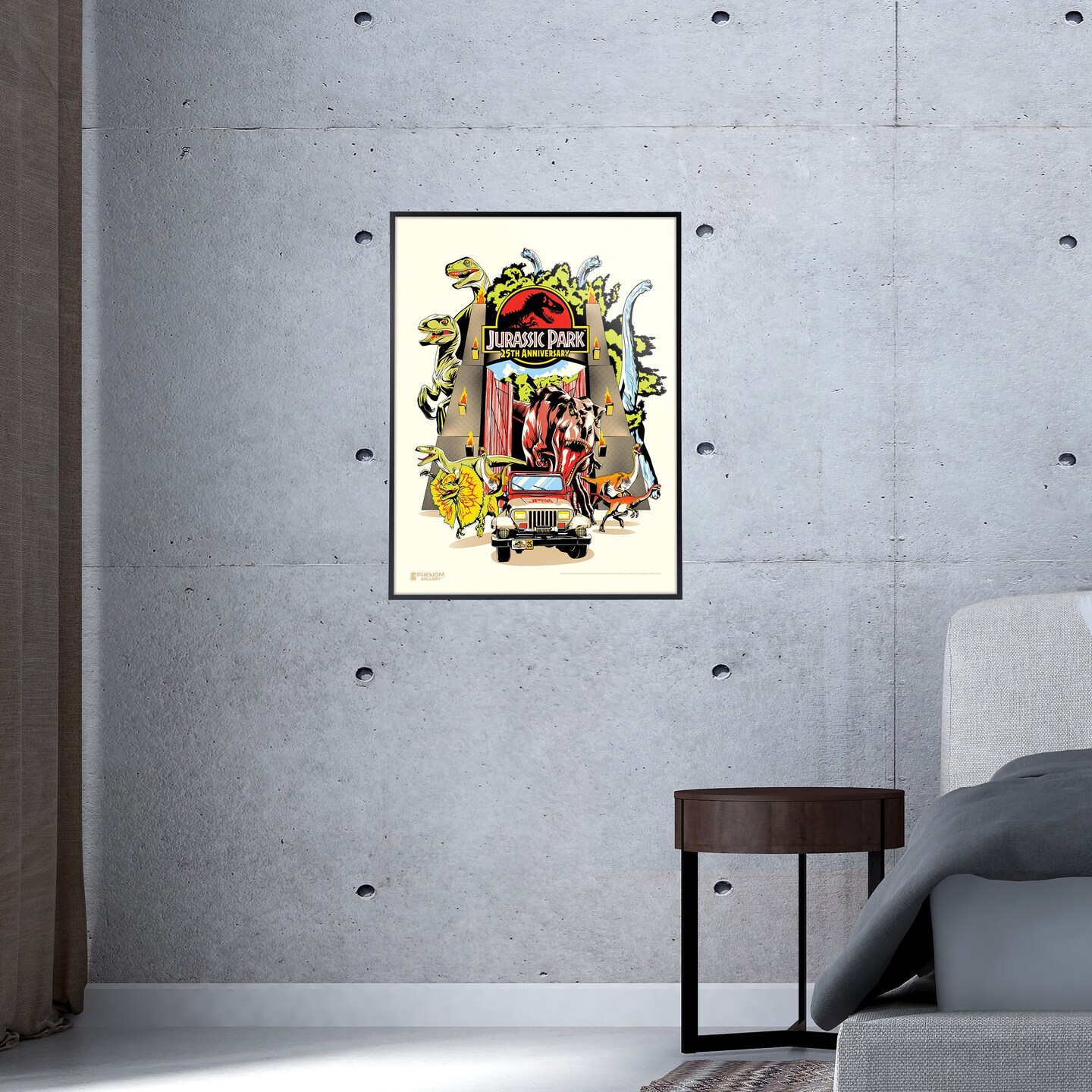 Phenom Gallery Jurassic Park 25th Anniversary Limited Edition Deluxe Framed Serigraph Print