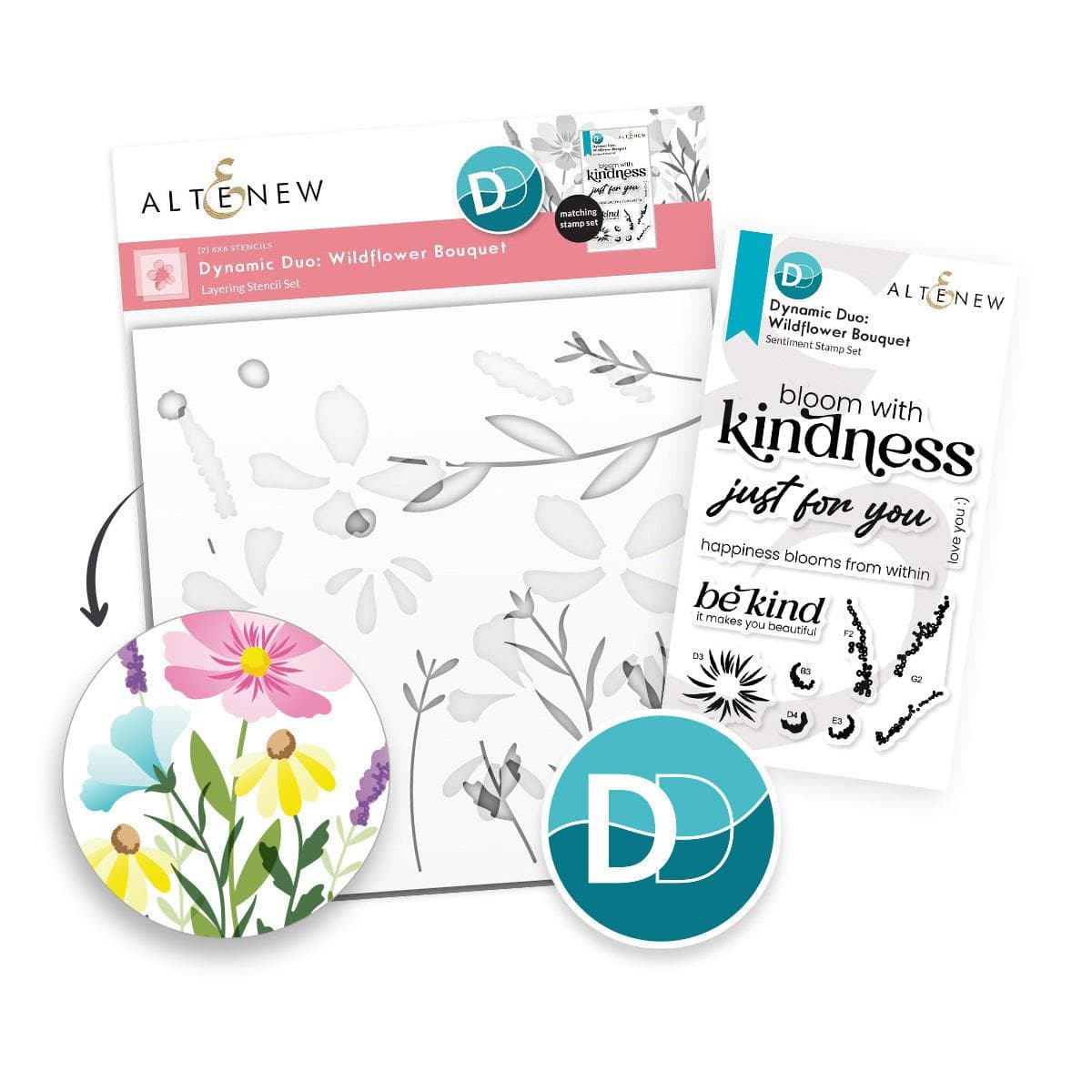Dynamic Duo: Wildflower Bouquet