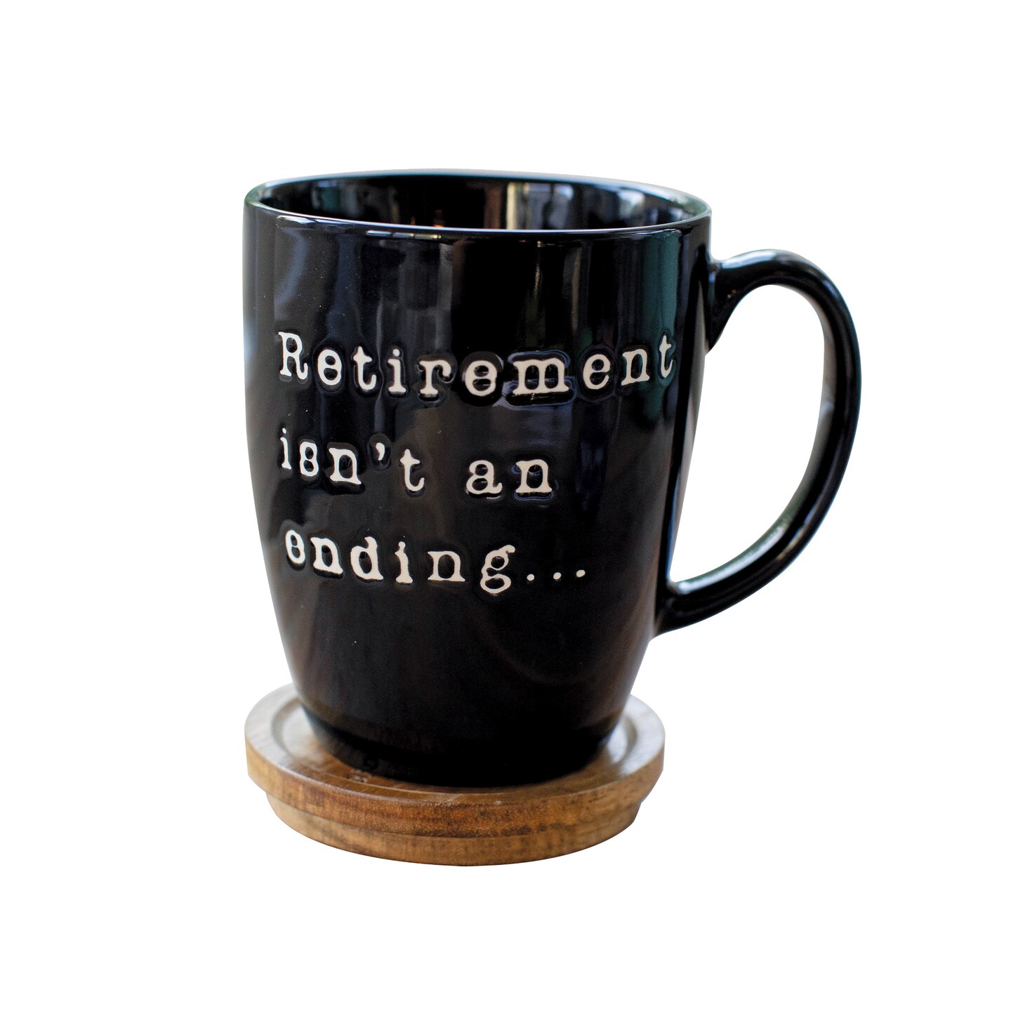 Enesco Our Name Is Mud Retirement Mug with Lid Set
