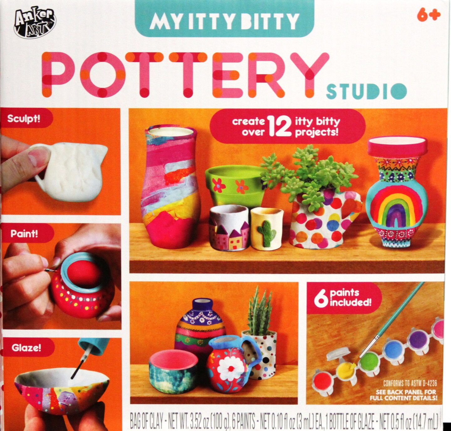 My Itty Bitty Pottery Studio DIY Craft Kit