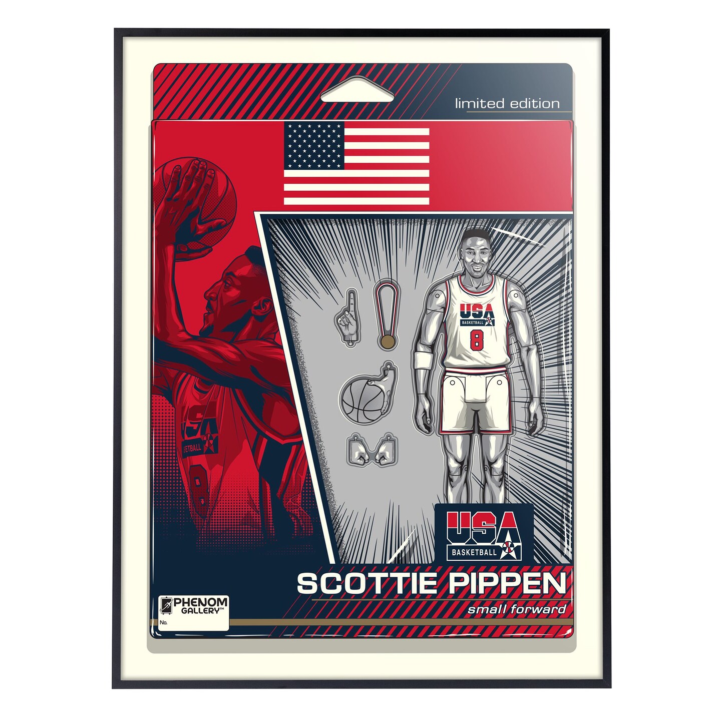 Funko Pop! Scottie Pippen – Team USA 1992 Special Edition, 7,6 Cm