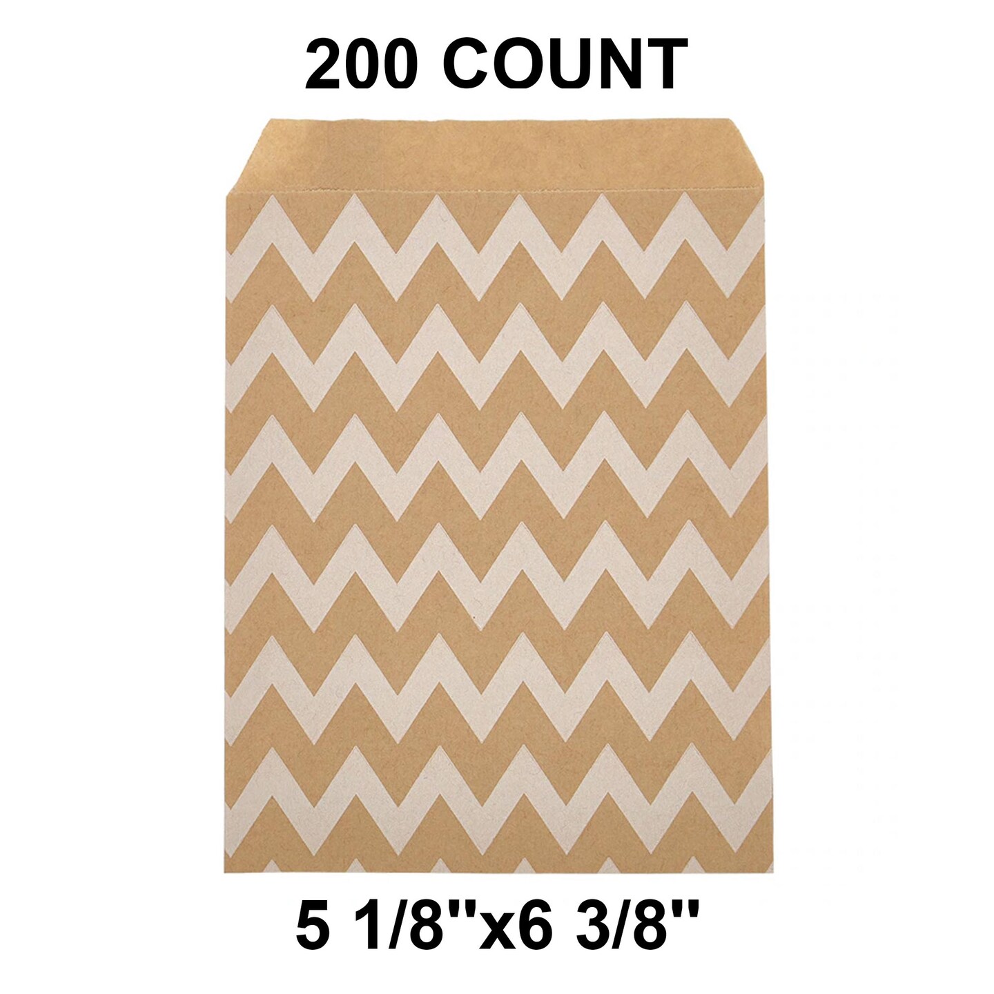 Eco-Friendly White Paper Merchandise Bags 5 1/8&#x22; x 6 3/8&#x22;