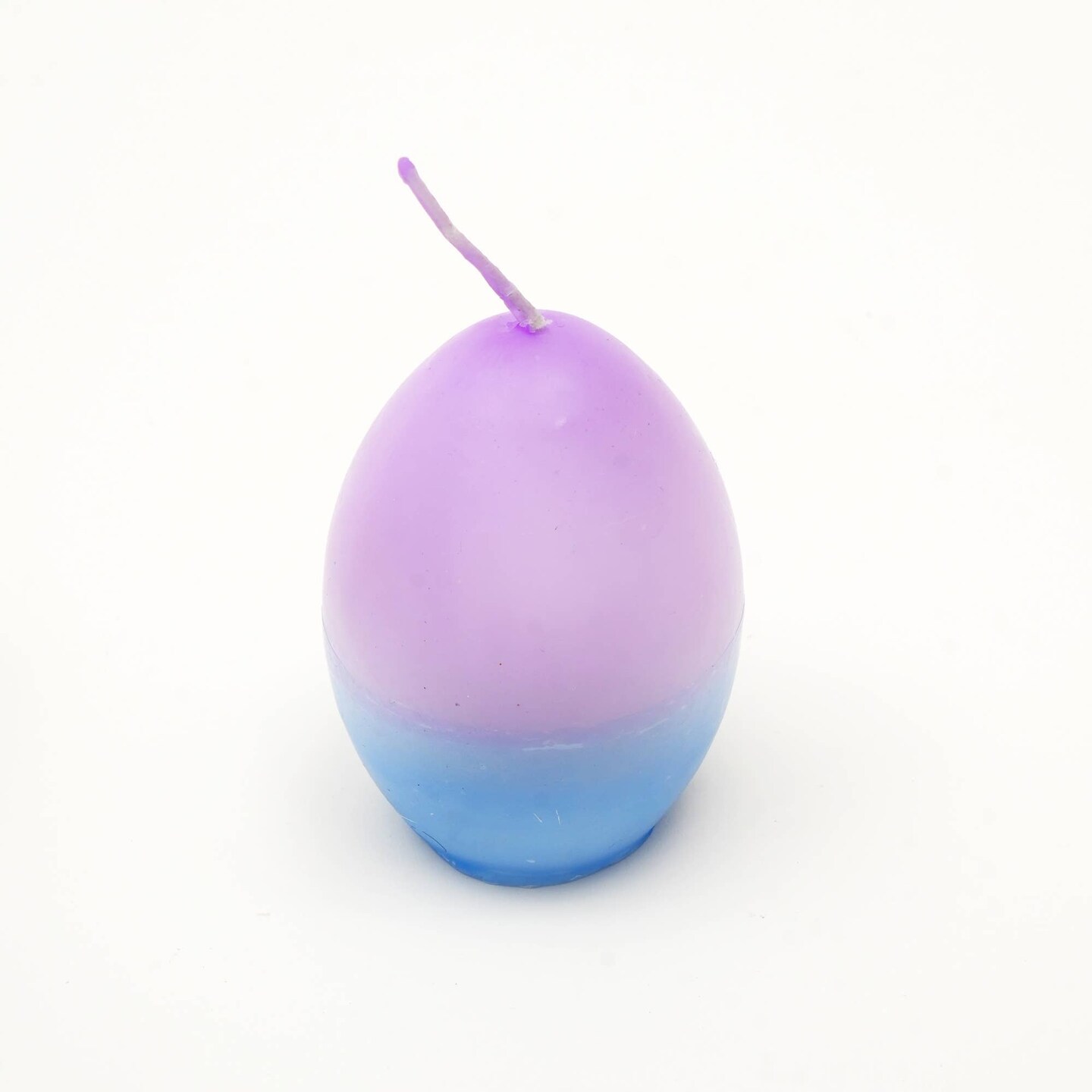 Easter Egg Ombrey Multicolor Decorative Candle-Pack Of 12