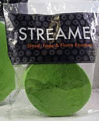 81&#x27; Crepe Streamer - Apple Green