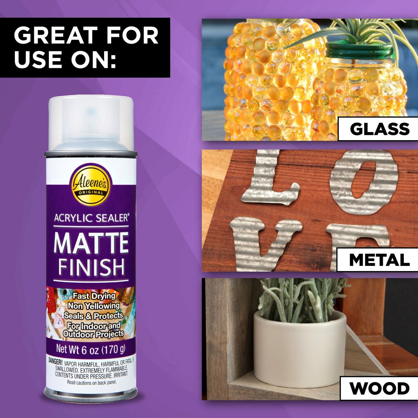 Aleene&#x27;&#x27;s Acrylic Spray Sealer  6 oz. Matte Finish 3 Pack