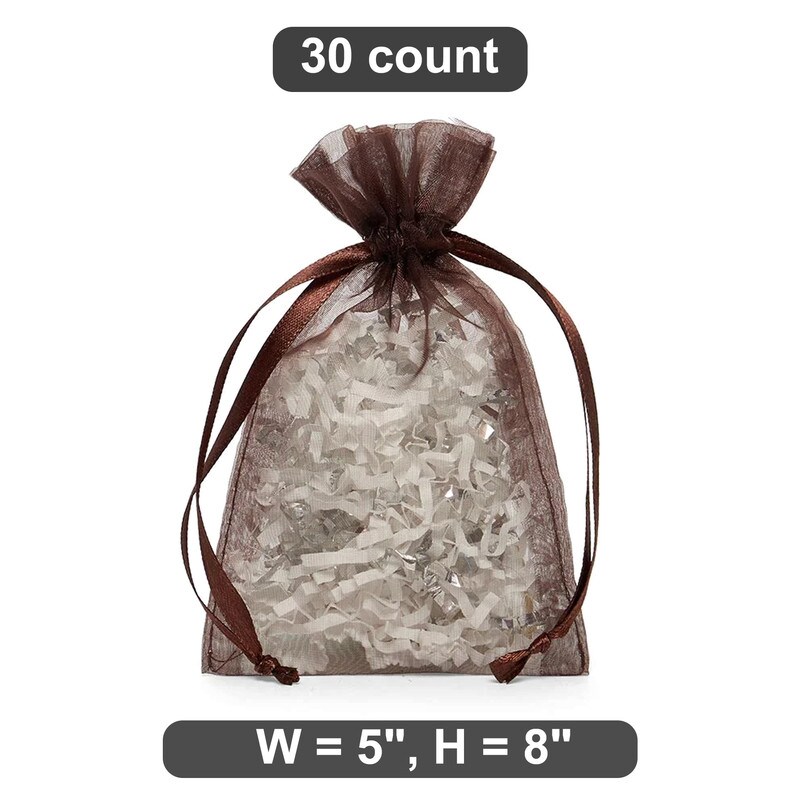 5&#x201D; x 8&#x201D; Organza Bags Perfect for Wedding Favors