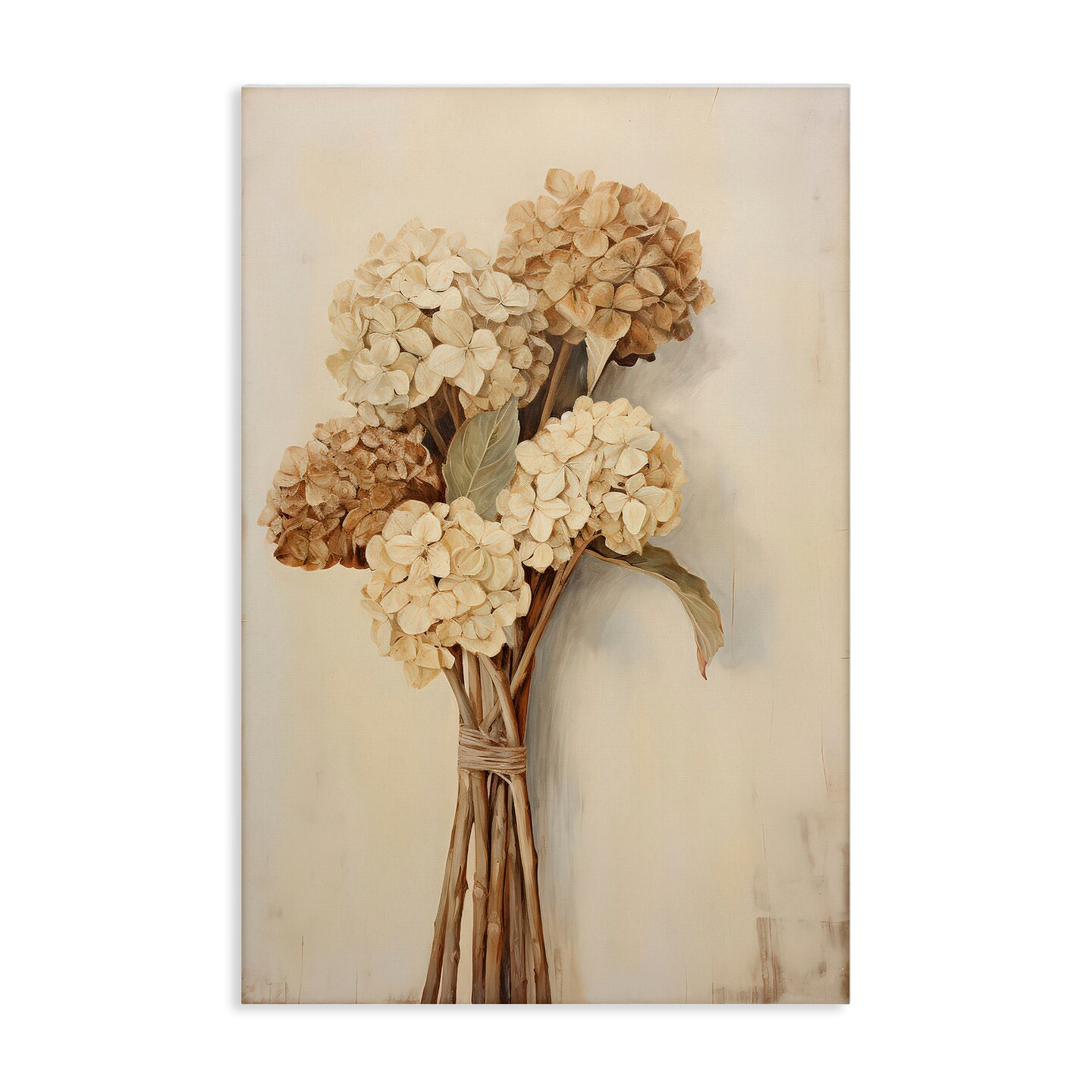 Stupell Industries Vintage Hydrangea Bundle Canvas Wall Art Design by Petals Prints Design