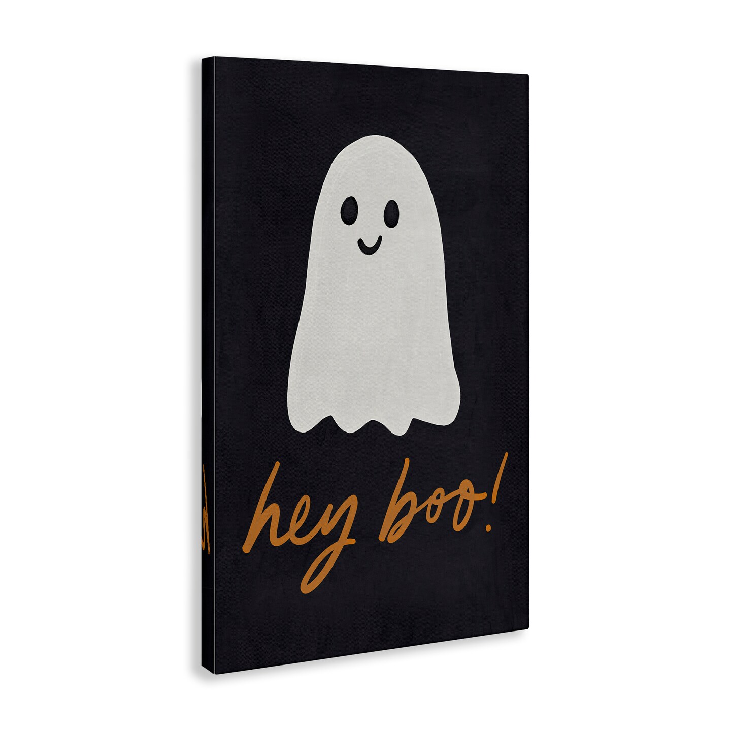 Stupell Industries Hey Boo Spooky Ghost Canvas Wall Art Design by Amanda Houston
