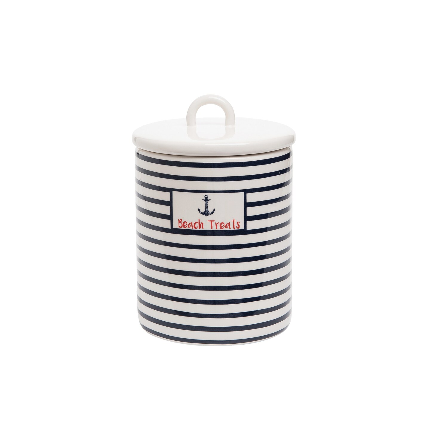 Nautical Treat Jar With Lid