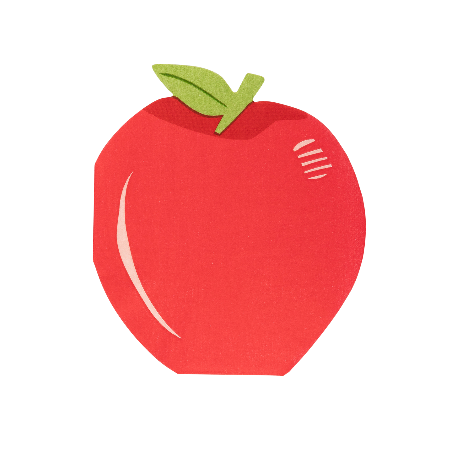 APPLE SHAPED NAPKINS