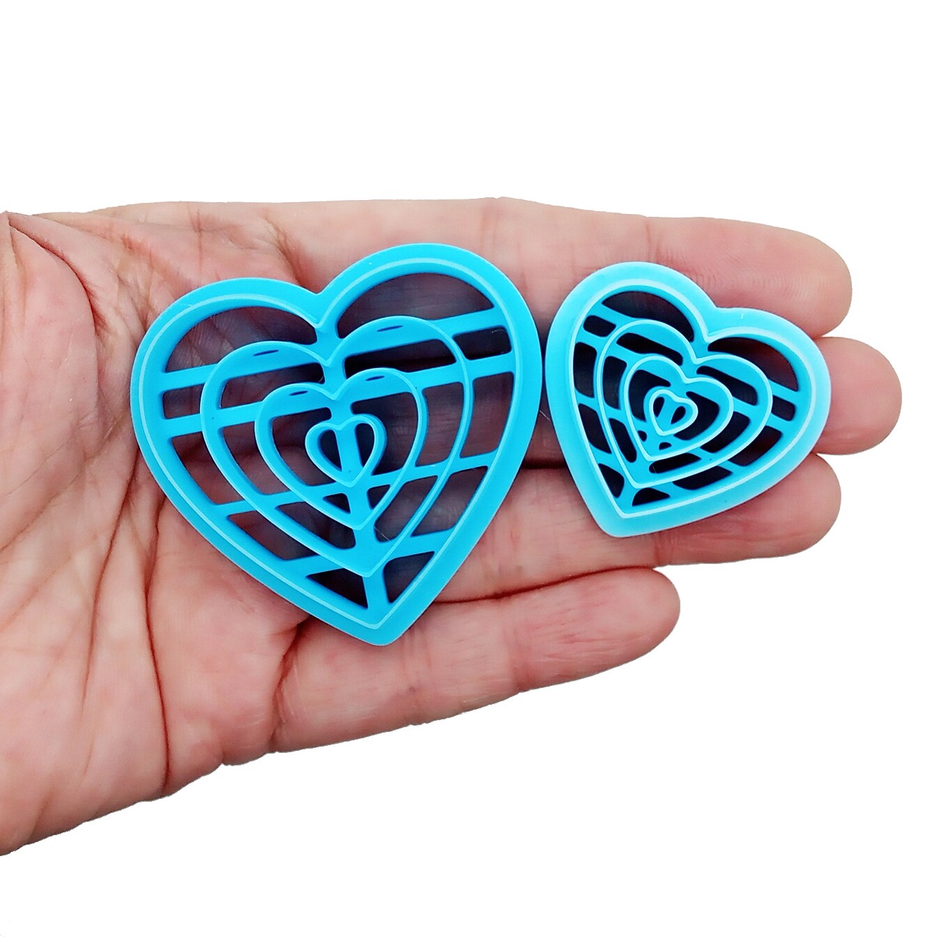 Heart Clay Cutters, 2 Sizes included, Valentine&#x27;s Day Shapes, Adorabilities