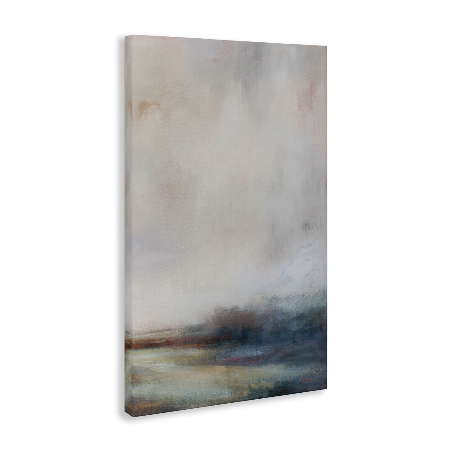 Stupell Industries Misty Grey Landscape Canvas Wall Art Design by Simon Addyman