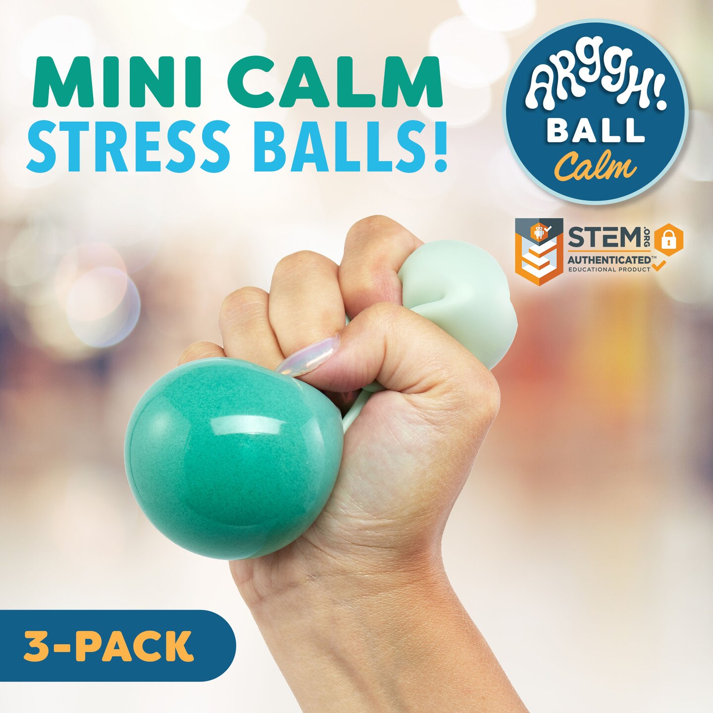 Power Your Fun Arggh Calm Mini Stress Balls