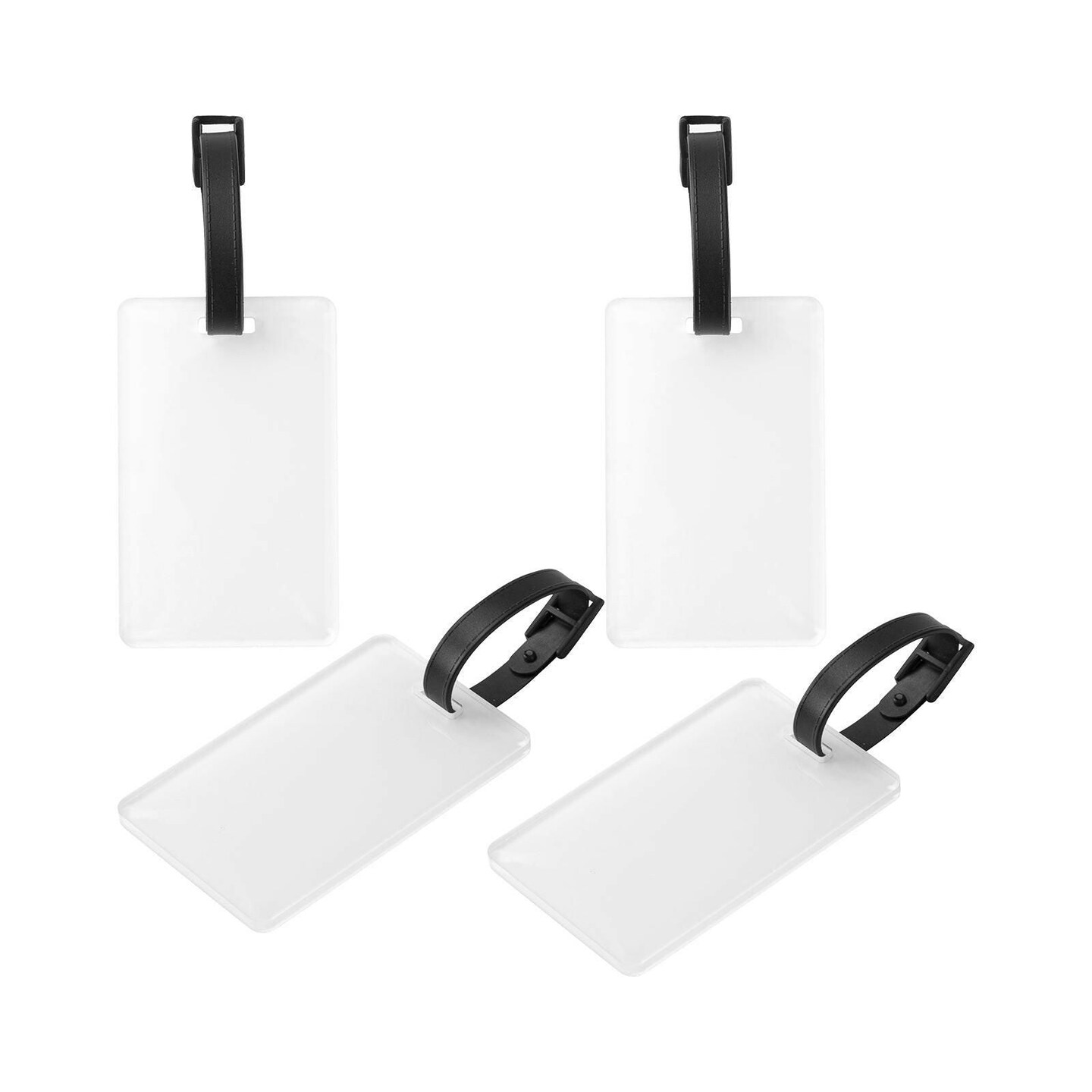 Acrylic Sublimation Luggage Tags - 4 Pack