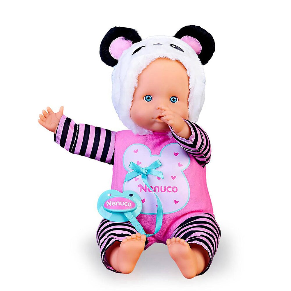 Nenuco Dress Up Baby Doll with Panda Outfit, 12&#x22; Doll