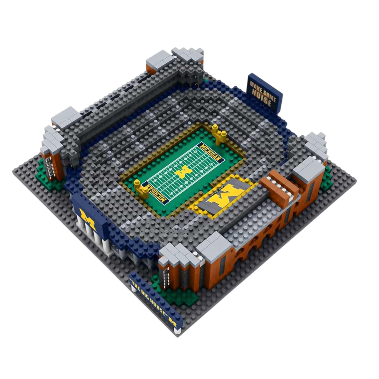 Michigan Wolverines NCAA BRXLZ Mini Stadium 998-Piece Building Block Set